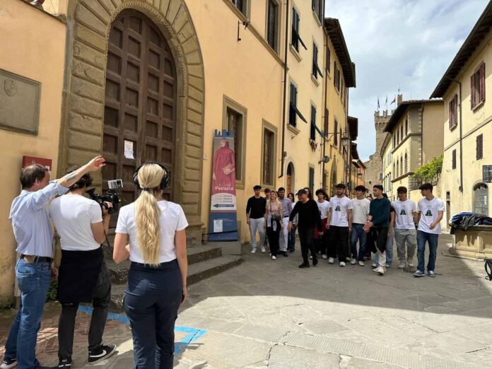 riprese uno mattina Arezzo