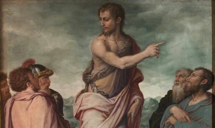 Giorgio Vasari, La predica del Battista, 1549_Arezzo, Museo Diocesano