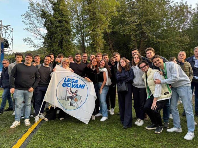 Lega Giovani della Provincia di Arezzo presente a Pontida 2024