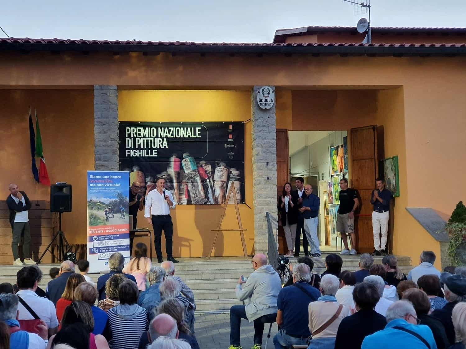 momento delle premiazioni di Fighille Arte 2023