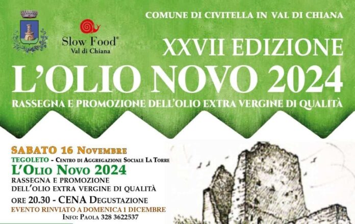 Olio Novo Civitella Val di chiana
