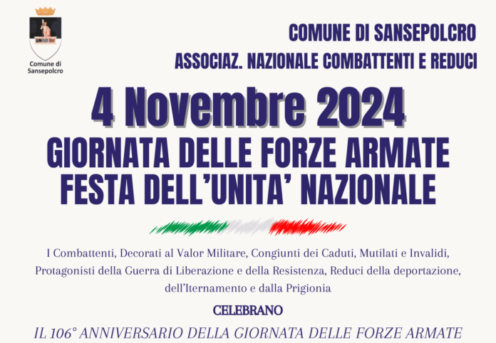 Sansepolcro_giornata dell'Unità Nazionale_10 novembre
