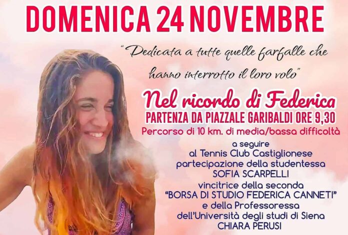camminata nel ricordo di Federica Canneti