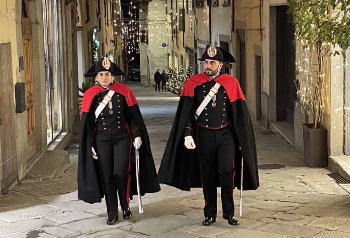 Carabinieri Bibbiena uniforme storica