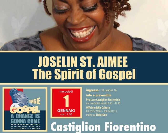 Castiglion Fiorentino concerto Gospel con Joselin St. Aimee