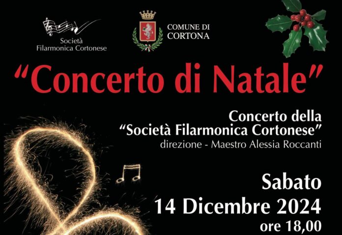 concerto natale filarmonica cortona 14 dic 24