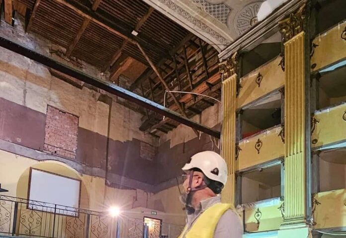 lavori teatro Garibaldi Foiano 2024