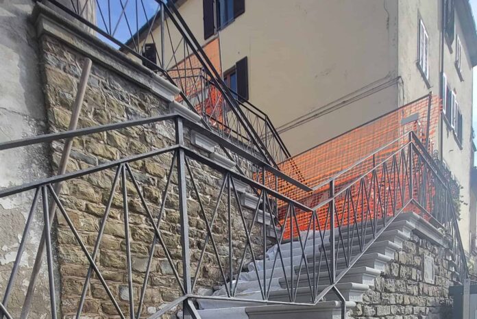 scalette di via trieste Castiglion Fiorentino
