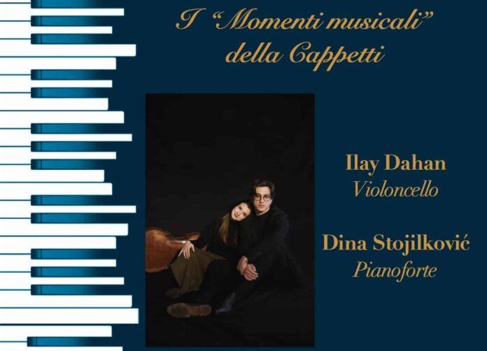 violoncellista Ilay Dahan e la pianista Dina Stojilković