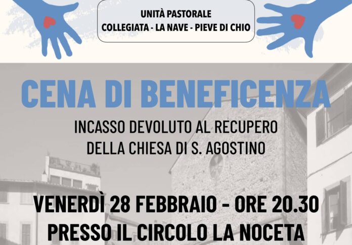 Cena di Beneficenza pro Chiesa di Sant’Agostino