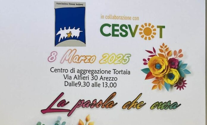 La parola che cura è l'evento in programma l'8 marzo ad Arezzo