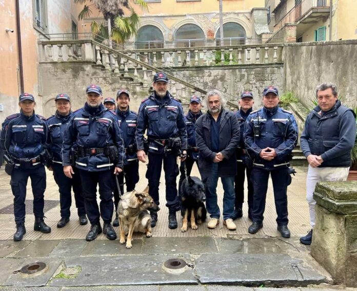 Controlli preventivi dell'Unità Cinofila all'istituto Superiore Giovanni da Castiglione