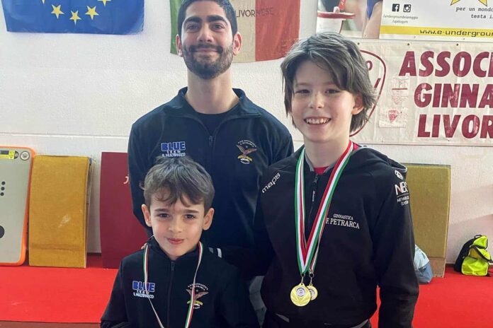 La Ginnastica Petrarca vince il titolo regionale con Giulio Bartalini