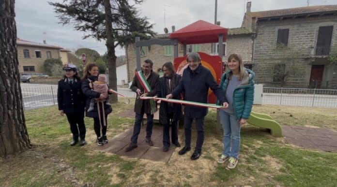 Inaugurato il parco giochi di via Rodolfo Morandi ad Albergo