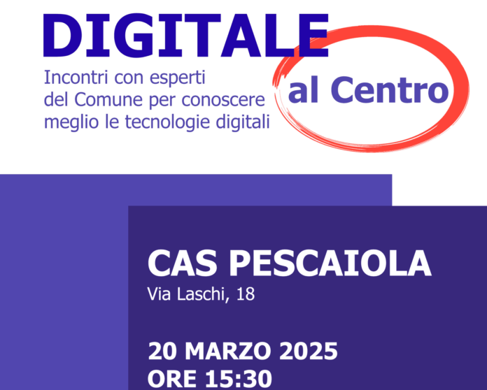 Incontro gratuito sulle tecnologie digitali oraganizzato dal Comune di Arezzo