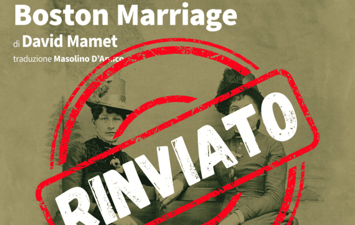 Rimandato lo spettacolo Boston Marriage al Teatro Dante di Sansepolcro