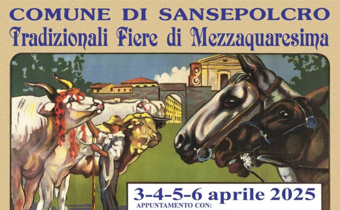 Sansepolcro si prepara ad accogliere le Fiere di Mezzaquaresima 2025