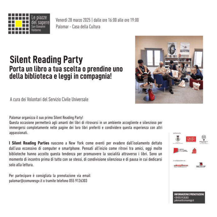 Silent Reading Party - venerdì 28 marzo