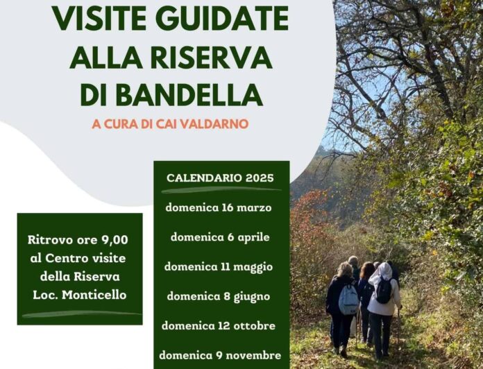 Terranuova Bracciolini, ripartono le visite guidate gratuite alla riserva di Bandella