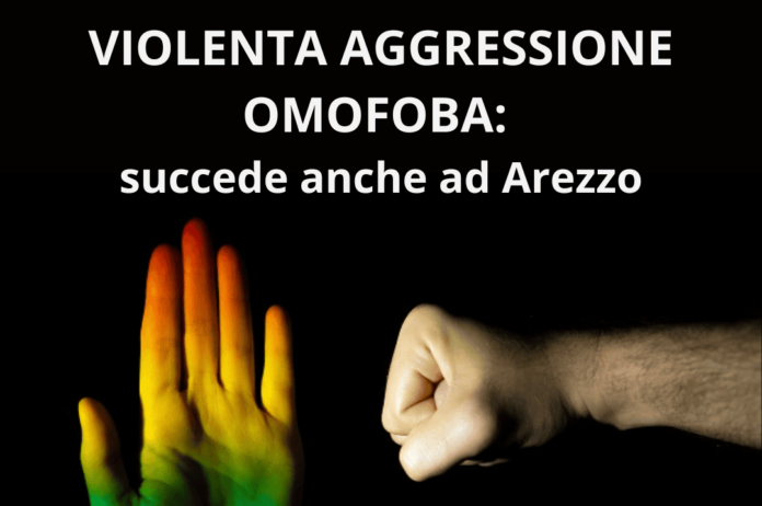 Violenta aggressione omofoba ad Arezzo