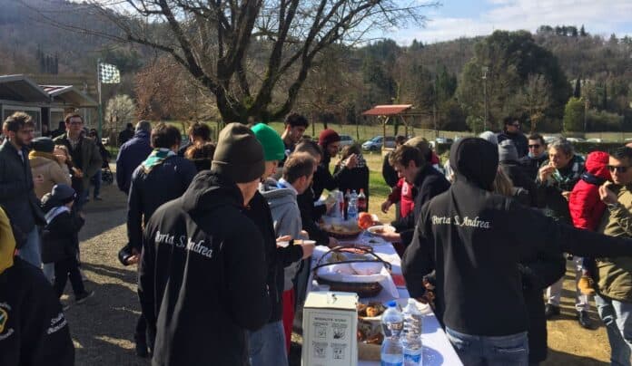 Colazione di Pasqua alle scuderie del Quartiere di Porta Sant’Andrea