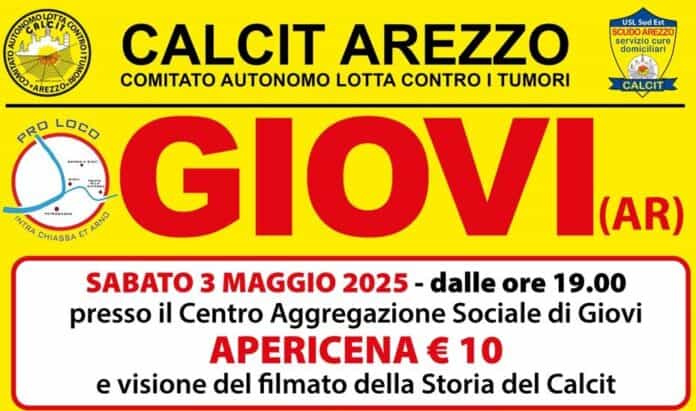 Il Calciti organizza il mercatino dei ragazzi a Giovi (AR)