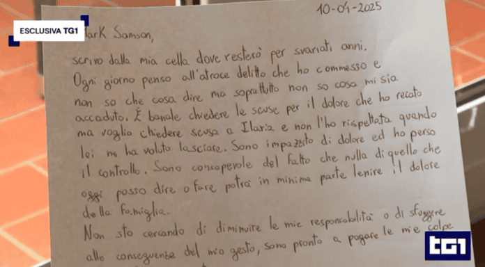 Mark Samson ai genitori di Ilaria Sula: “Ho perso il controllo”