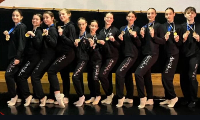 Le ballerine  di Montevarchi alle finali mondiali a Burgos in Spagna 