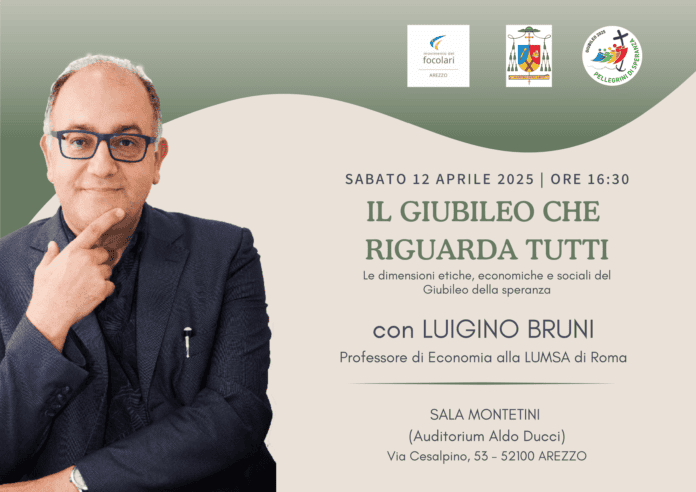 “Il Giubileo che riguarda tutti” con l’economista Luigino Bruni