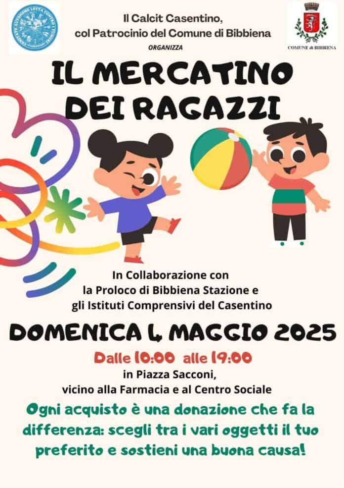 Mercatino Calcit a Bibbiena, fondi per centro oncologico