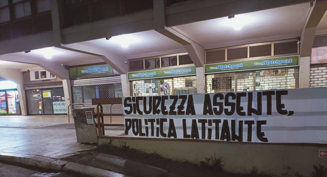 Sicurezza ad Arezzo, CasaPound La politica è latitante