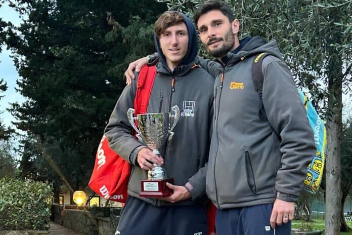 Filippo Alberti in gara agli Internazionali BNL d’Italia