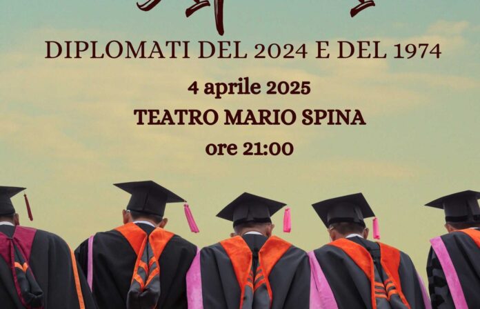Venerdì 4 aprile la consegna dei diplomi al Teatro Mario Spina