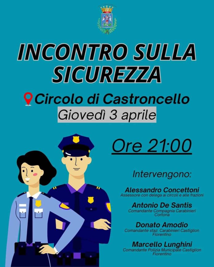 locandina - sicurezza - castroncello