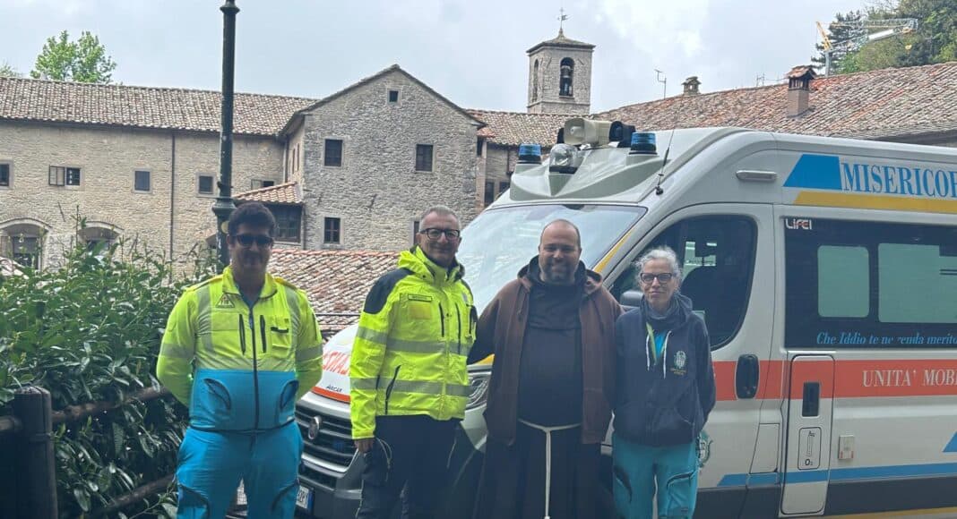 Santuario della Verna, attiva postazione 118 per dodici ore al giorno