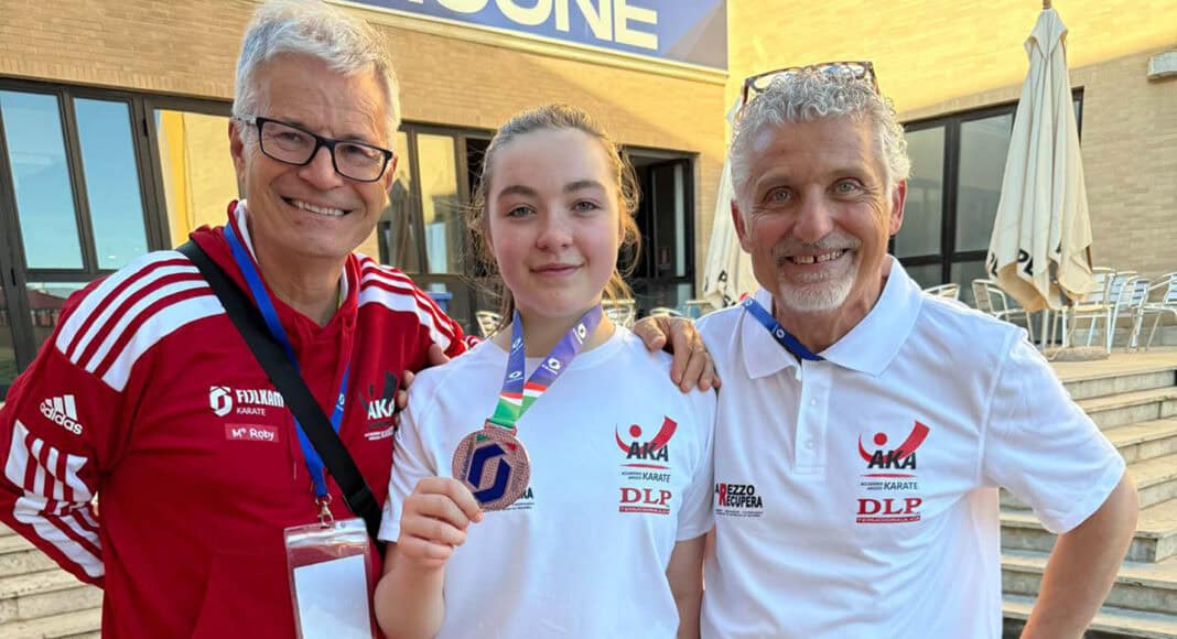 Giulia Marinelli vince il bronzo al Campionato Italiano di karate