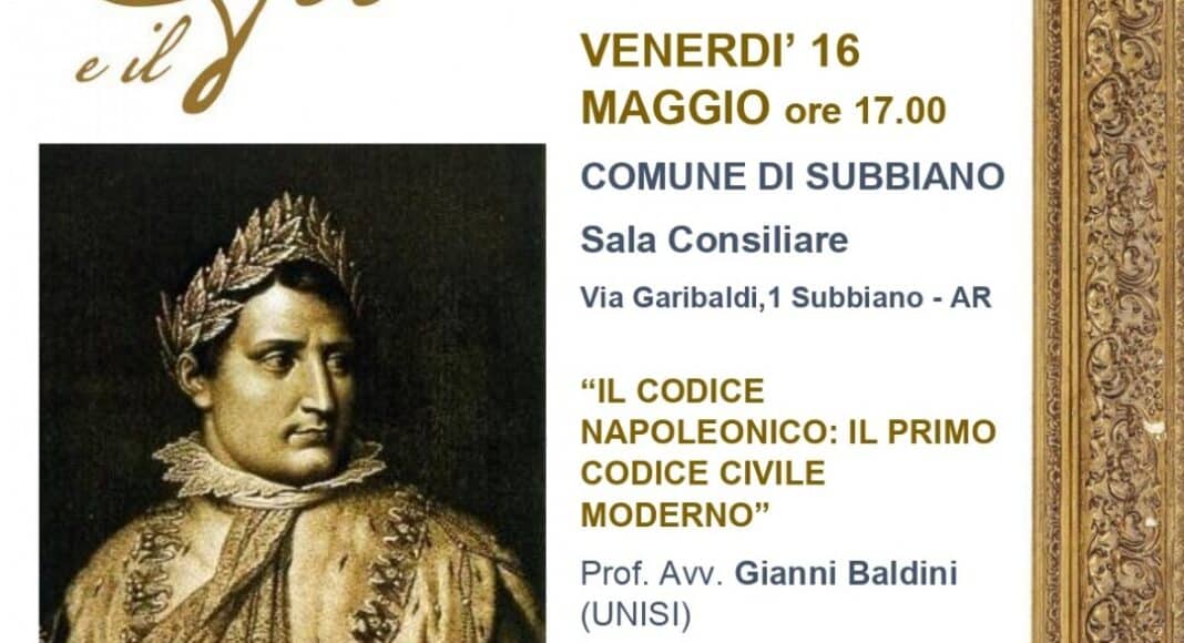 All'Ecomuseo del Casentino il seminario dedicato al Codice Napoleonico