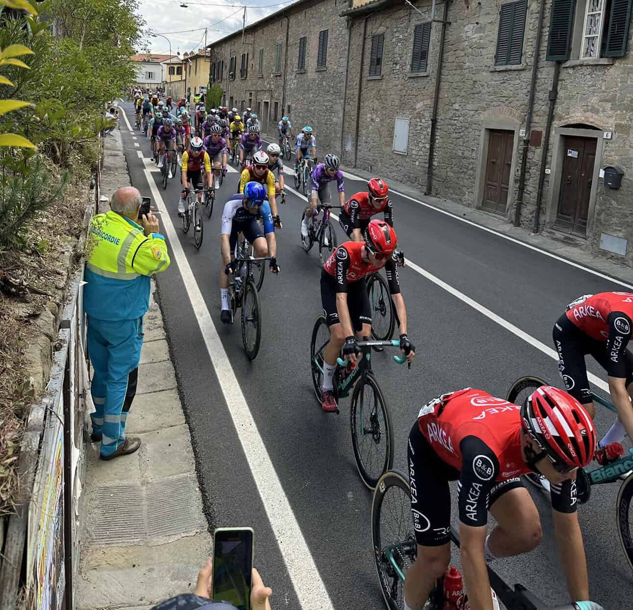 Giro d’Italia a Cortona, il grazie dell’Amministrazione comunale