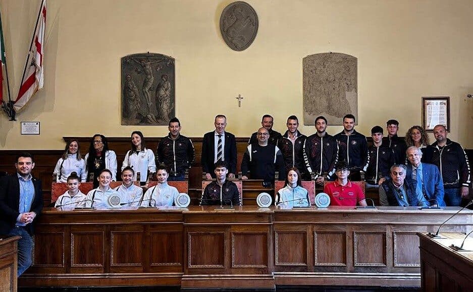 I riconoscimenti dell'amministrazione alle società sportive aretine