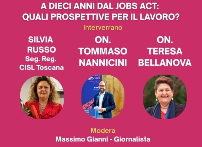 Italia Viva: dieci anni dal Jobs Act, quali prospettive per il lavoro?