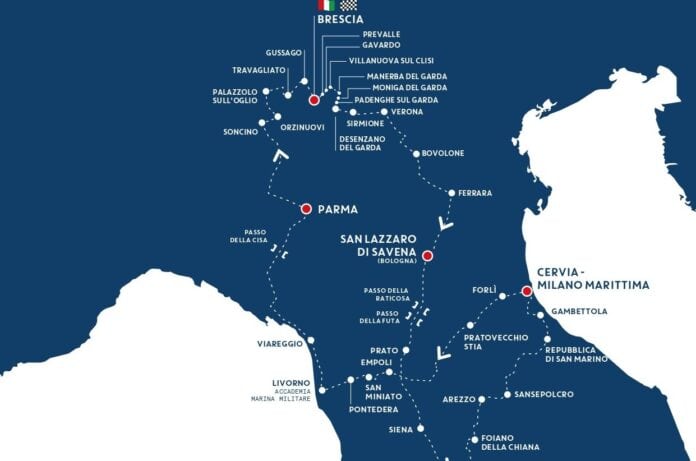 La Mille Miglia 2025 fa tappa a Sansepolcro il 19 giugno