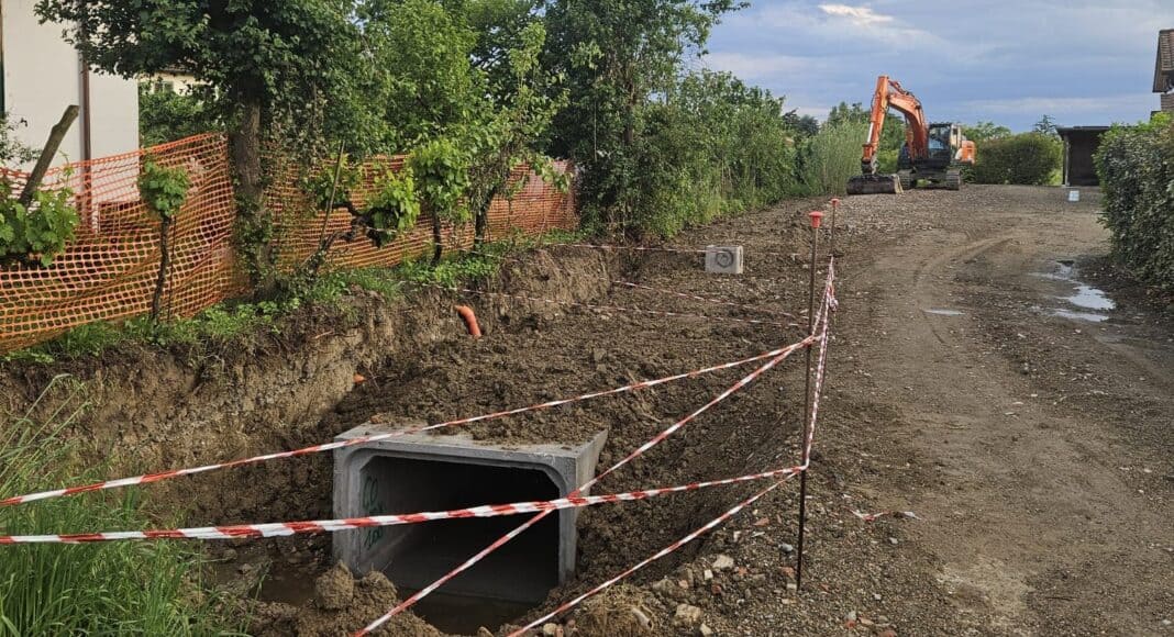 Prosegue l'intervento sul rischio idrogeologico in Via Consolazione
