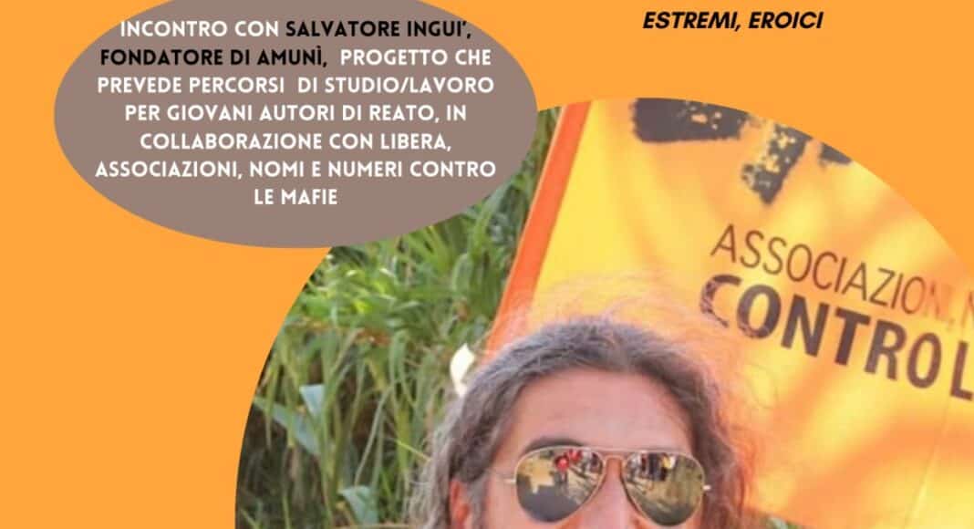 Salvatore Inguí in Valdarno per tre incontri rivolti ai giovani