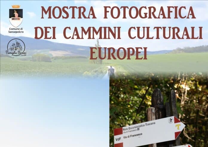 Sansepolcro, mostra sui cammini nel chiostro del Duomo