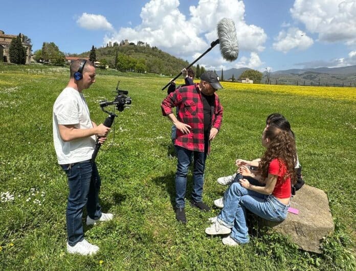 Studenti del Liceo Piero della Francesca a Uno mattina in famiglia 