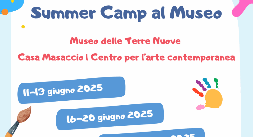 Summer Camp al museo 2025 a San Giovanni Valdarno