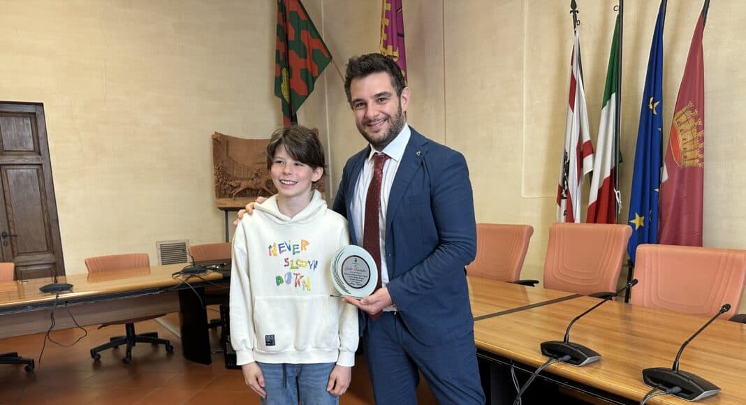 Al ginnasta Giulio Bartalini il riconoscimento dell’Amministrazione