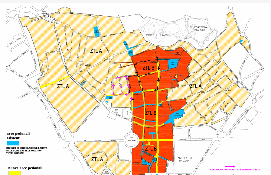 Tornano i dehors nel centro storico di Arezzo