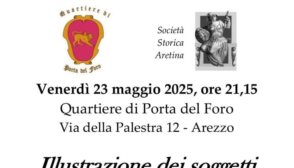 Venerdì 23 maggio saranno presentati i soggetti delle lance d’oro