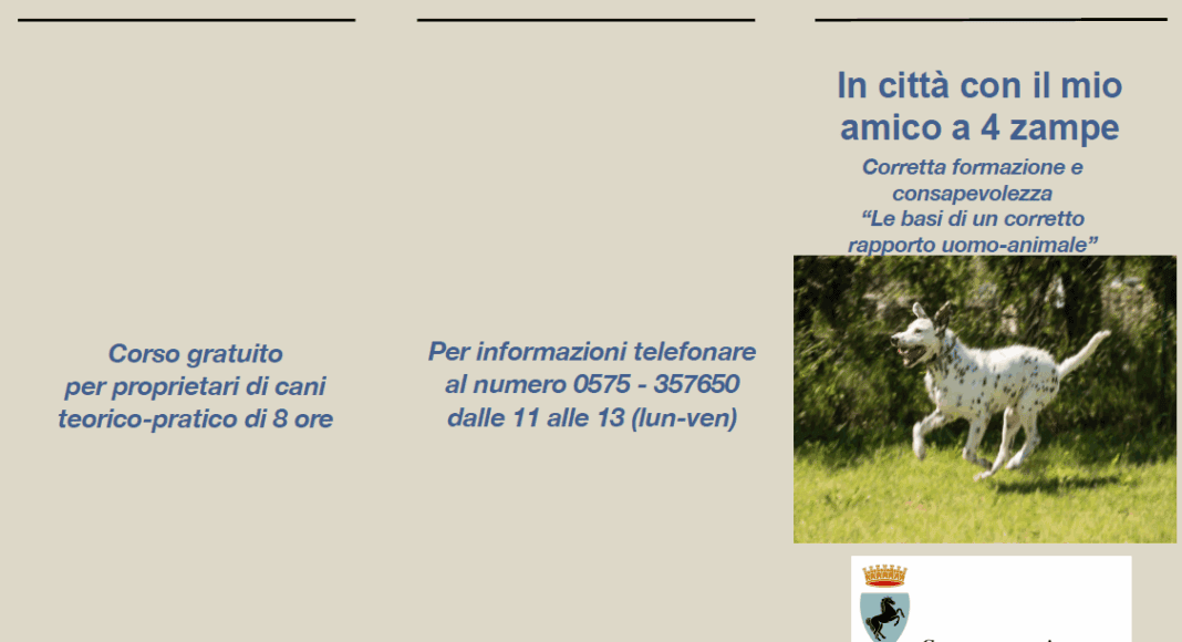 Corso gratuito per proprietari di cani